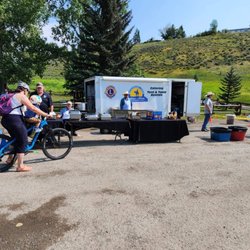 Cochrane Historical Museum - lions serving lunch