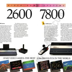 Atari - Atari magazine advertisement for the 2600 and 7800 consoles.
