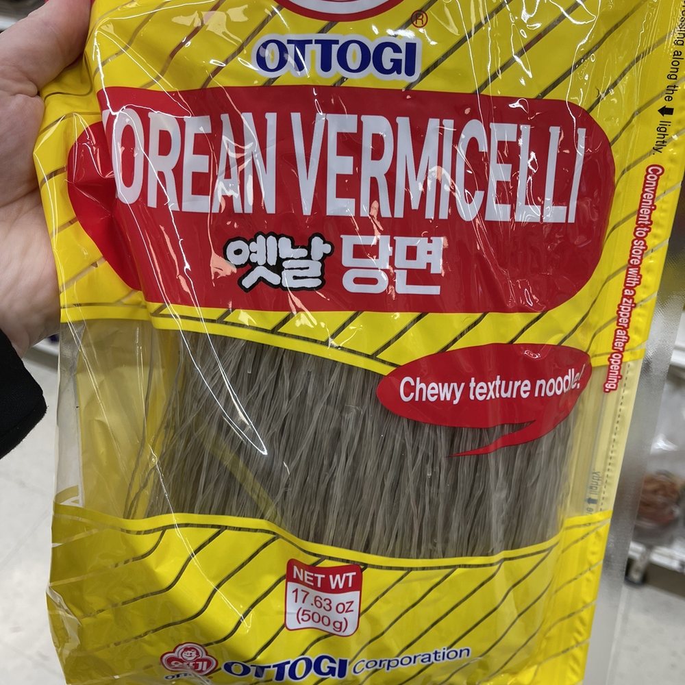 Sweet potato starch noodles