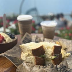 Island Brew Coffeehouse - Post kokohead rewards: egg salad sandwich, Acai Bowl, Banana Bread Latte, Kukui Latte