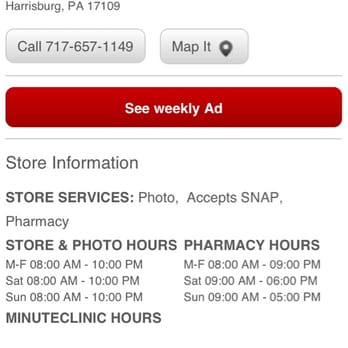CVS Pharmacy - Drugstores Near Me - Harrisburg, Pennsylvania