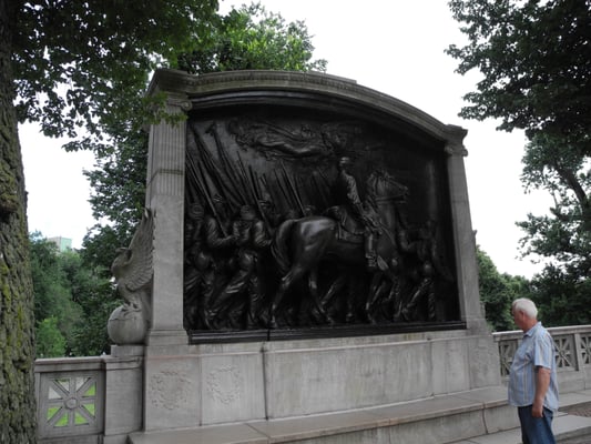 Robert Gould Shaw and the 54th Regiment Memorial by null