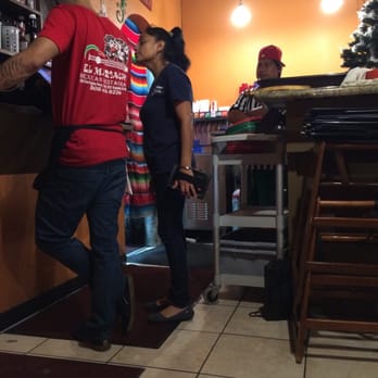 El Mariachi - Employees standing around making the one girl with glasses work all the tables. - Mexican Near Me - Kapolei, Hawaii