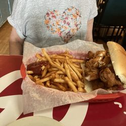 Wife's Fish Sandwich with fries I