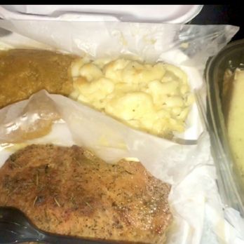 Oohh's & Aahh's - Teriyaki Salmon, Mac and cheese, yams. Lemon cake for the win!! - Soul Food Near Me - Washington, DC, District of Columbia