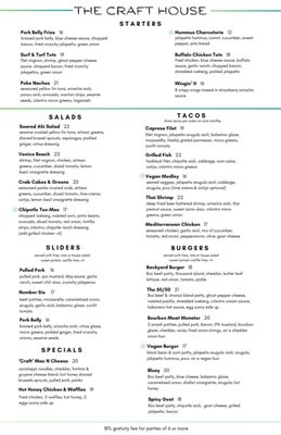Menu photo 3 The Craft House Clovis, CA