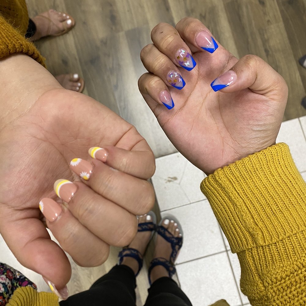 Full set and pedicure Full set and pedicure