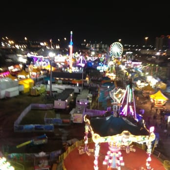 Florida State Fairgrounds  - Rides at nighttime - Festivals Near Me - Tampa, Florida
