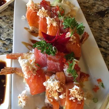 Misoya Bistro - Sunset and Friday Night rolls.. similar but different. So yum yum! - Asian Fusion Near Me - Medford, Oregon