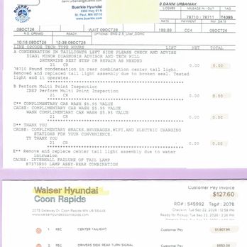 Buerkle Hyundai - Receipt comparisons of Buerkle and Walzer Hyundai - Car Dealers Near Me - Saint Paul, Minnesota