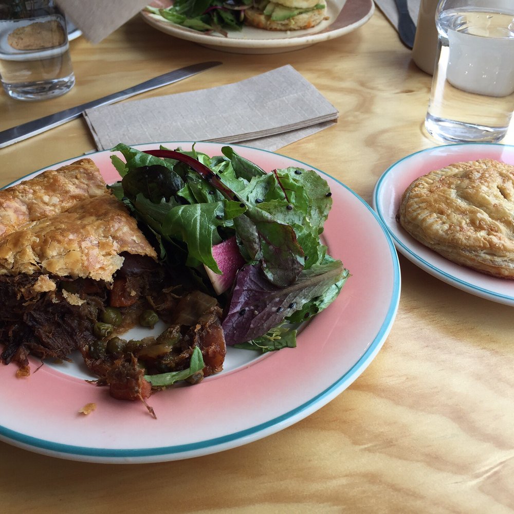Dough Mama - Brisket pot pie and cherry hand pie! - Bakeries Near Me - Columbus, Ohio