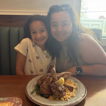 Mazi Greek Kitchen Bar - Lamp  Chops and Orzo delicious  of course my wife and Daughter their beautiful - Greek Near Me - Red Hook, New York