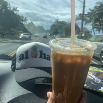 Kalia Cafe - Iced Americano with SF vanilla - Coffee & Tea Near Me - Kihei, Hawaii