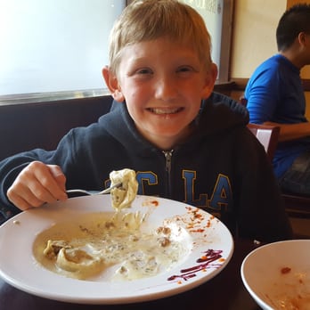 Basilico Ristorante - My little foodie gave a big thumbs up to the venison ravioli. - Italian Near Me - Olympia, Washington