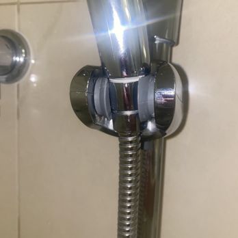 Hampton Inn Visalia - No tension collar on the shower handle: it missing a ring shaped "collar" that would make it stay in position. So it sprays on the wall. - Hotels Near Me - Visalia, California Hampton Inn Visalia - No tension collar on the shower handle: it missing a ring shaped "collar" that would make it stay in position. So it sprays on the wall. - Hotels Near Me - Visalia, California