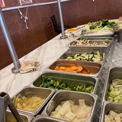 So many vegetables to be grilled.