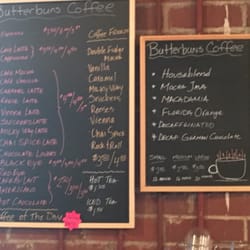 Butterbuns Coffee - Menu