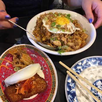 Mecha Noodle Bar - Kimchi fried rice (top) - Noodles Near Me - New Haven, Connecticut Mecha Noodle Bar - Kimchi fried rice (top) - Noodles Near Me - New Haven, Connecticut