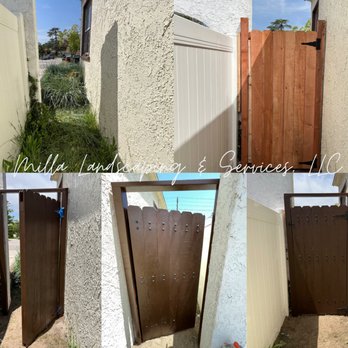 Milla Landscaping & Services - One way opening on the fence per clients request. - Landscaping Near Me Milla Landscaping & Services - One way opening on the fence per clients request. - Landscaping Near Me