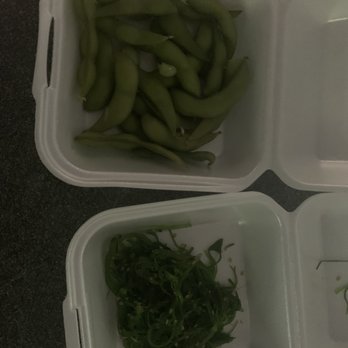 Domo Sushi - Edamame and Seaweed Salad. - Sushi Bars Near Me - Gig Harbor, Washington