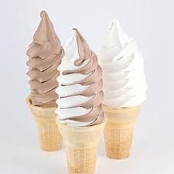 Neu Flavor Ice Cream - Chocolate, twist, and vanilla cones!!