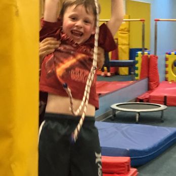 My Gym - Happy birthday boy! We love the zip line to end the party! - Gyms Near Me - Burke, Virginia