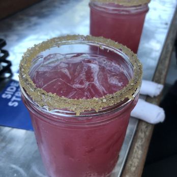 Side Street Cafe - Blueberry Margherita $10 - American Near Me - Bar Harbor, Maine Side Street Cafe - Blueberry Margherita $10 - American Near Me - Bar Harbor, Maine