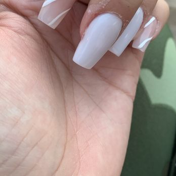 Hector Nails - Another cut with glue on it. - Nail Salons Near Me - San Antonio, Texas