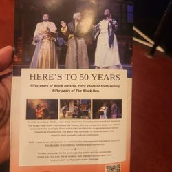 Edison Theatre - Back of program