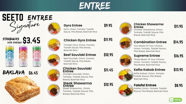 Menu photo 7 Seeto Gyros Tempe, AZ