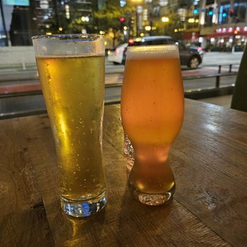 The Dearborn - Dearborn Lagers Regular and Orange Blossom. Both were enjoyable! - New American Near Me - Chicago, Illinois
