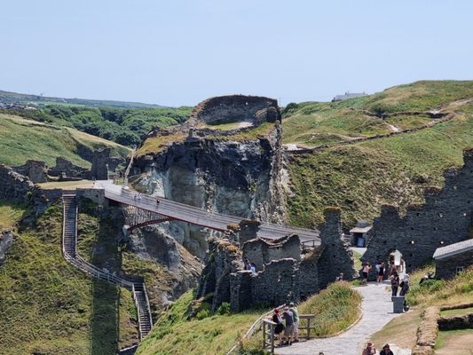 Tintagel Castle by null