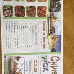 China Wok - Thai Menu
