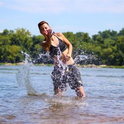 Texas Beach - Water splash