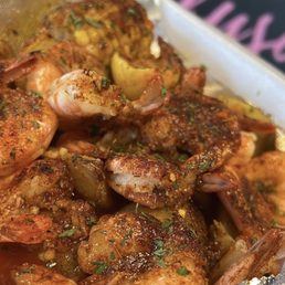 Lunch shrimp combo