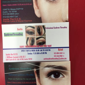 Austin Eyebrow Threading - Threading Services Near Me - Austin, Texas