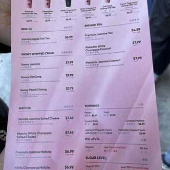 Molly Tea - Menu 01 - Bubble Tea Near Me - Las Vegas, Nevada Molly Tea - Menu 01 - Bubble Tea Near Me - Las Vegas, Nevada