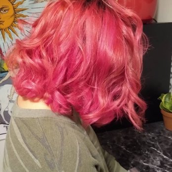 Hair By Terri - Third visit, went full on pink - Hair Stylists Near Me Hair By Terri - Third visit, went full on pink - Hair Stylists Near Me