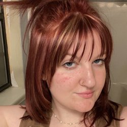 Lux Salon - Terry's art on my head