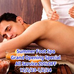 Summer Foot Spa
