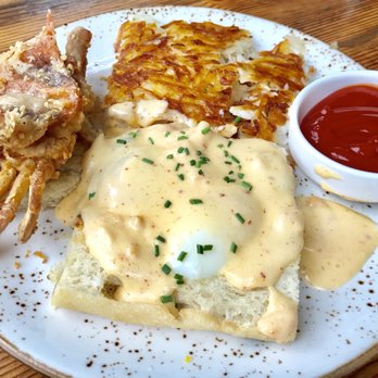 The Table - Soft shell crab egg benedict - New American Near Me - San Jose, California