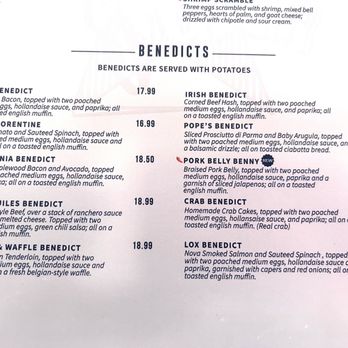 Millie's Cafe - Pasadena - 10 different Eggs Benedict on the menu - Breakfast & Brunch Near Me - Pasadena, California