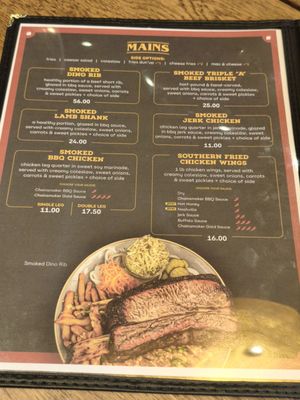 Menu photo 3 Chainsmoker Urban Barbecue Houston, TX