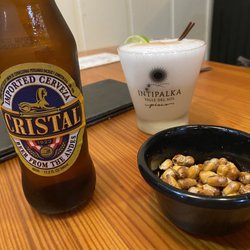 Ceviche Arigato - Cristal Peruvian beer