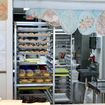 Kim's Donut - a baker's kitchen with lots of doughnuts - Donuts Near Me - Trophy Club, Texas