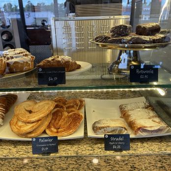 La Baguette - Palmier, Apple and Cherry Strudel, brownies and cinnamon rolls. - Bakeries Near Me - Norman, Oklahoma