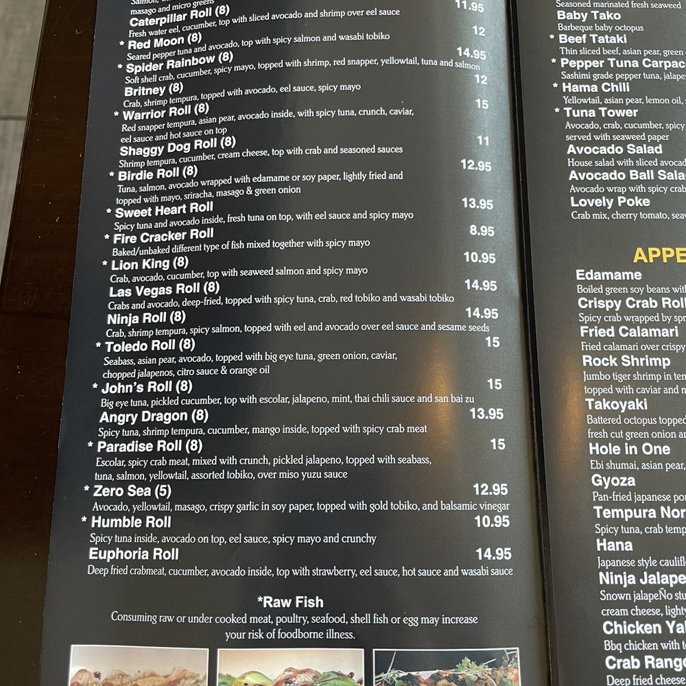 Iekei - Menu - Sushi Bars Near Me - Humble, Texas Iekei - Menu - Sushi Bars Near Me - Humble, Texas