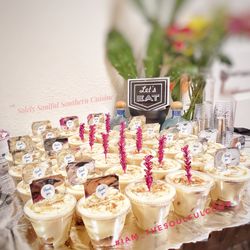 Solely Soulful Southern Cuisine - 100 Individual Banana Pudding Cups for a Senior Citizen Happy Hour