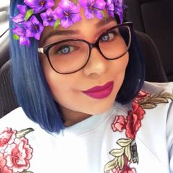 Marlene Y Campos - Bold blue done by Marlene!