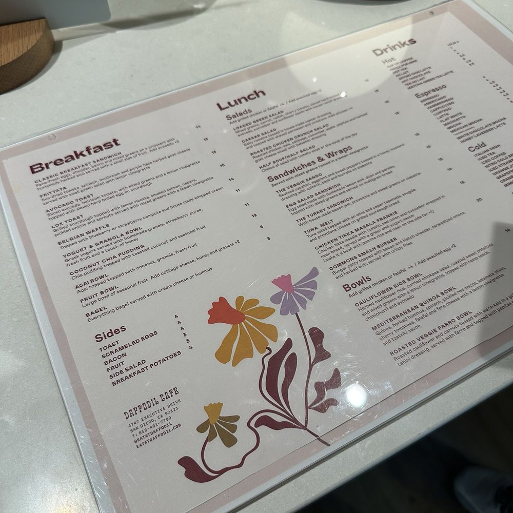Daffodil Cafe - Instagram @judeethefoodee - Cafes Near Me - San Diego, California Daffodil Cafe - Instagram @judeethefoodee - Cafes Near Me - San Diego, California